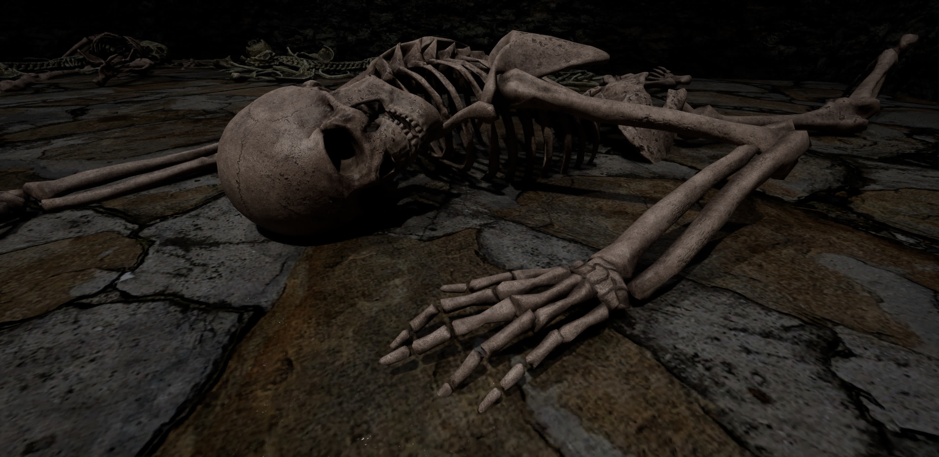 Skeleton on the Floor