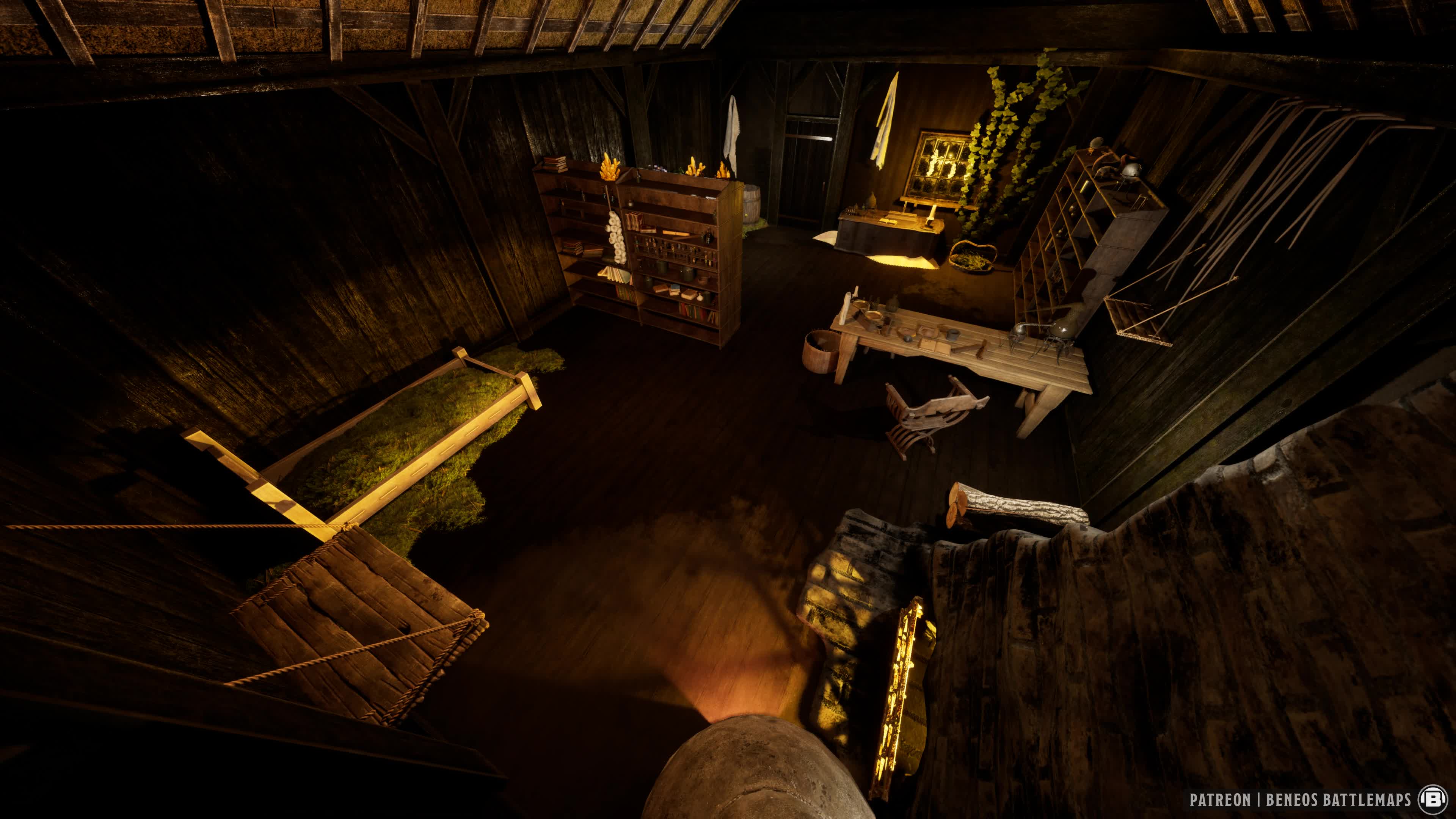 You can, of course, also access the interiors.