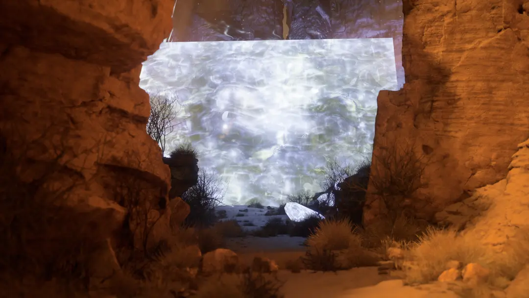 Venturing further through the avernian wastelands, we have arrived at a winding canyon, at which end lies the Mirror of Mephistar.