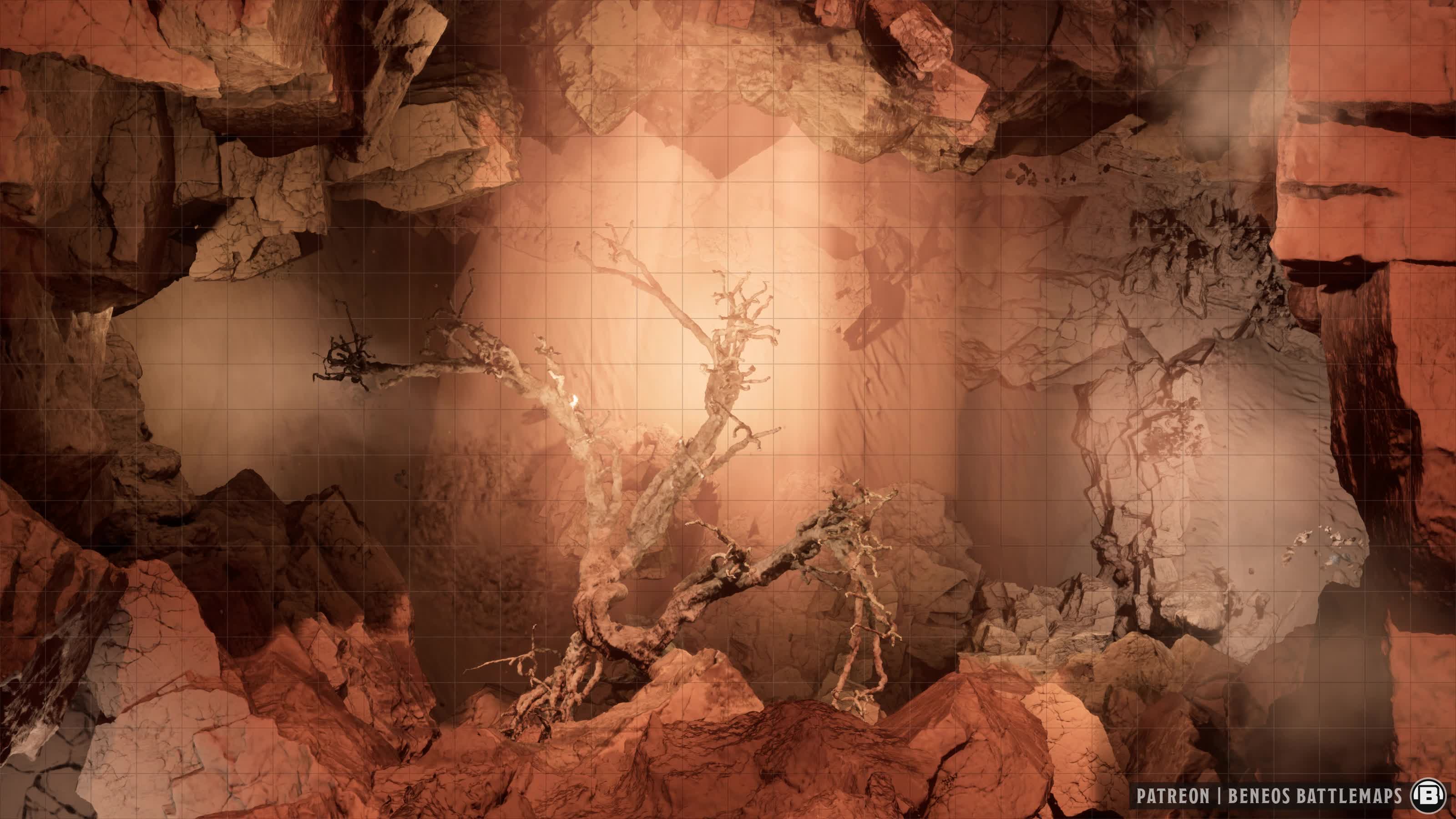 Due to the different layers, and your ability to set a creature’s height, you can get creative with the vertical aspects of the map.