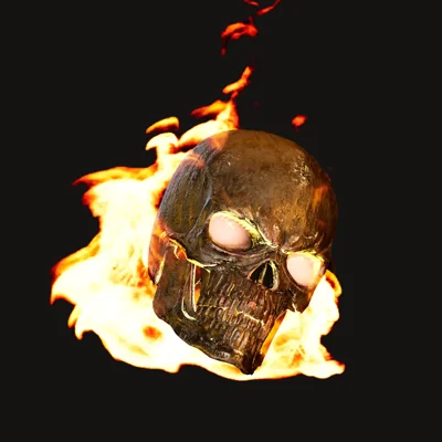 Blazing Skull